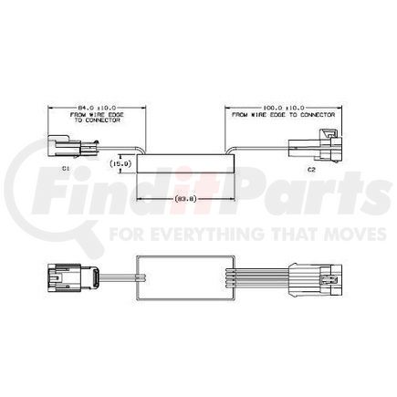 994671 by HORTON - Engine Cooling Fan Controller - Idle Speed Monitor, 2-Pin