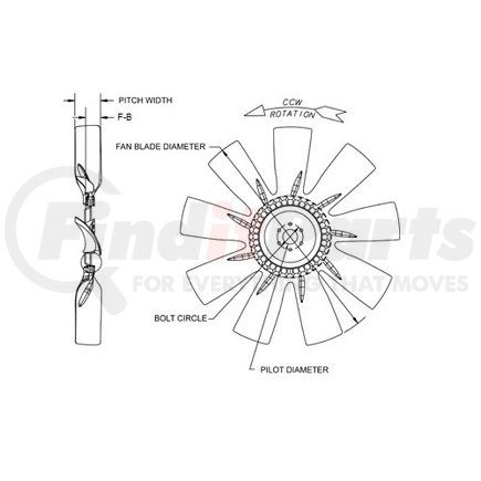 998711501-001 by HORTON - Engine Cooling Fan