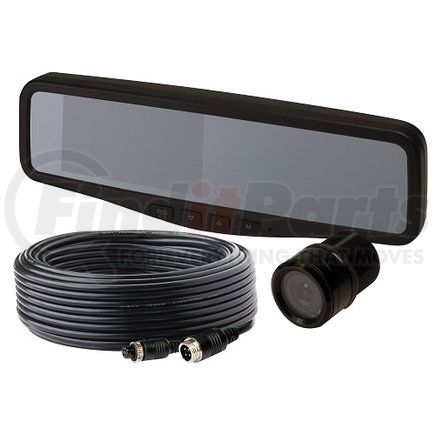 EC4200-K by ECCO - Park Assist Camera and Interior Rear View Mirror Kit - Gemineye, 4.3 Inch LCD