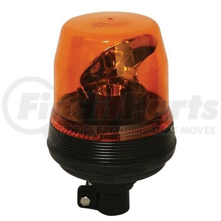 EB7810A by ECCO - EB7800 Series Rotator Beacon Light - Din Pole Mount, Amber, 12-24 Volt