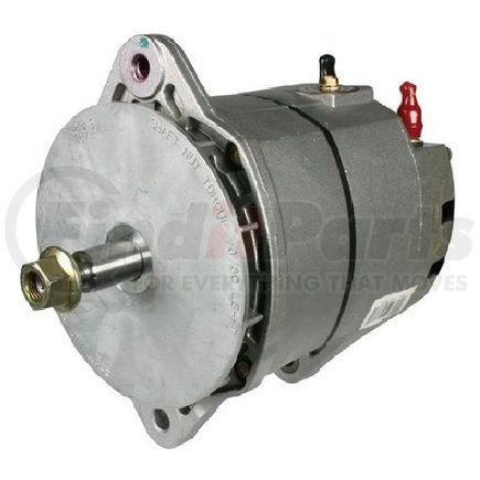 10459196 by DELCO REMY - Alternator - 33SI Model, 24V, 100A, 1/4 B+ Output Terminal, J180 Hinge