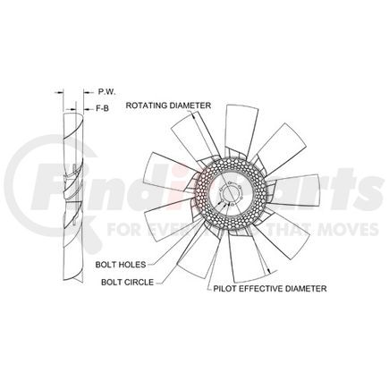 991660252 by HORTON - Engine Cooling Fan