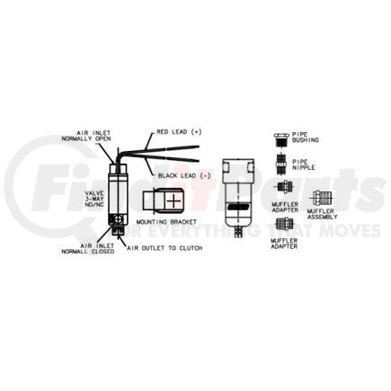 993232 by HORTON - Fan Clutch Solenoid Valve