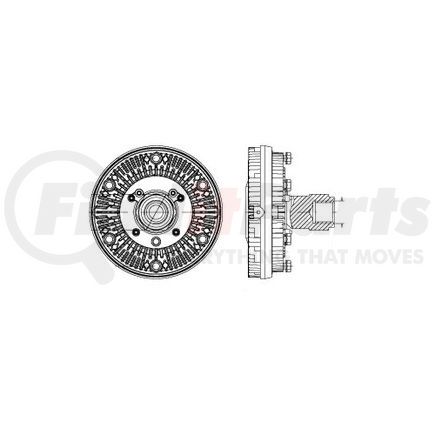 9902008 by HORTON - Engine Cooling Fan Clutch