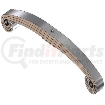 62-267 by DAYTON PARTS - Leaf Spring - Rear, 3 Leaves, 17,000 lbs. Capacity for SWT/ST Full Taper Spring Suspensions