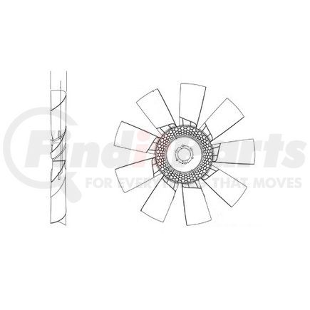 991660252 by HORTON - Engine Cooling Fan