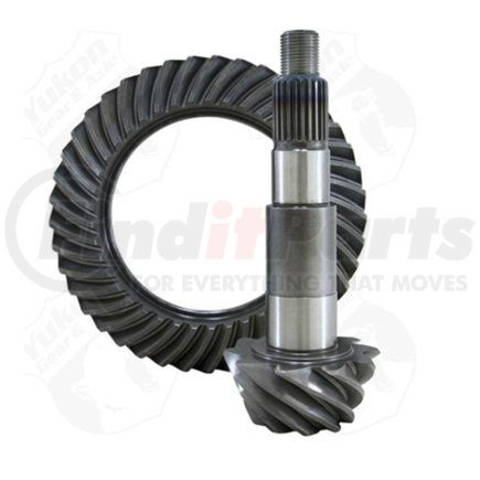 YG D44JK-373RUB by YUKON - Yukon High Performance Rear Ring/Pinion Gear Set for D44 JK in a 3.73