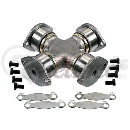 6-0124 by NEAPCO - Universal Joint - 1800 Series, 2.328 in. Bearing Cap Dia., 2 Lube Fittings (Spicer 1800)