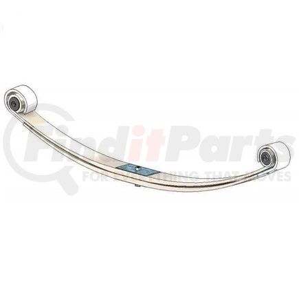 46-1302 by DAYTON PARTS - Leaf Spring - Front, Parabolic Spring, 2-Leaf, 4 in. Width, OEM A1614463000