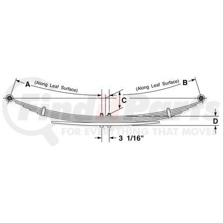 SXL-3410 by DAYTON PARTS - 3 X 499 X 28.5 X 28.5 2CH