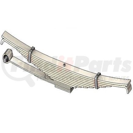 54-323 by DAYTON PARTS - Leaf Spring - Rear, 13 Leaves, 21,000 lbs. Capacity for Hino 268/268A Conventional Trucks