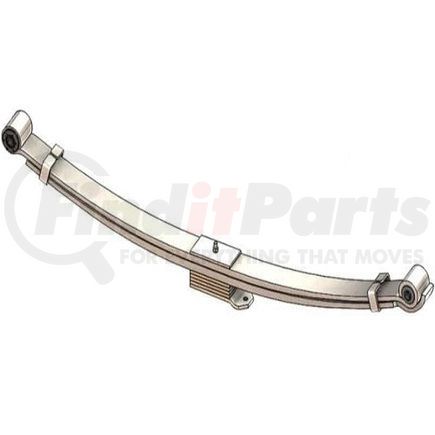 56-204 by DAYTON PARTS - Leaf Spring - Full Taper Spring, Rear Left, 2 Leaves, 3,197 lbs. Capacity for 1996-2012 Isuzu NPR