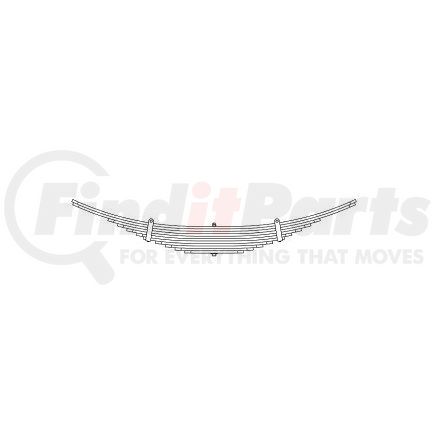 83-221 by DAYTON PARTS - Leaf Spring