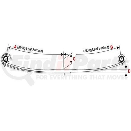 46-1774 by DAYTON PARTS - FULL TAPER SPRING