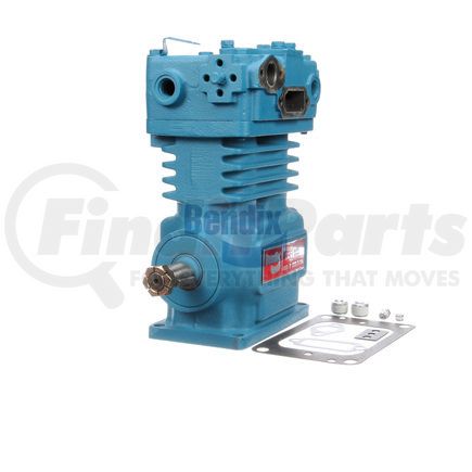 5015314 by BENDIX - Tu-Flo® 550 Air Brake Compressor - Remanufactured, Base Mount, Engine Driven, Water Cooling