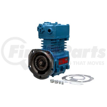 107513 by BENDIX - Tu-Flo® 550 Air Brake Compressor - Remanufactured, Side Mount, Engine Driven, Water Cooling, For Detroit Diesel Engines