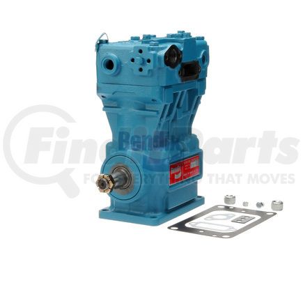 5019445 by BENDIX - Tu-Flo® 550 Air Brake Compressor - Remanufactured, Base Mount, Engine Driven, Water Cooling