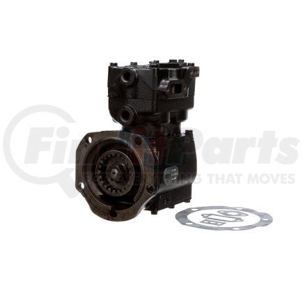 EL13051X by BENDIX - Midland Air Brake Compressor - Remanufactured, 4-Hole Flange Mount, Gear Driven, Water Cooling