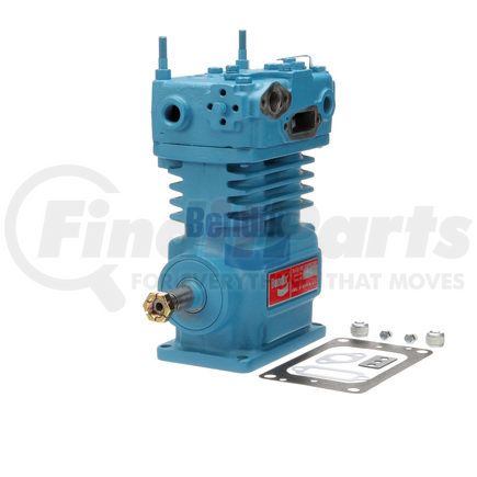 108110 by BENDIX - Tu-Flo® 550 Air Brake Compressor - Remanufactured, Base Mount, Engine Driven, Water Cooling