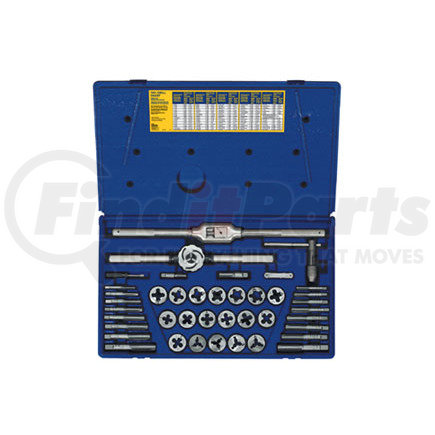 543715 by IRWIN HANSON - 41 PC HSS FRACTIONAL TAP & DIE