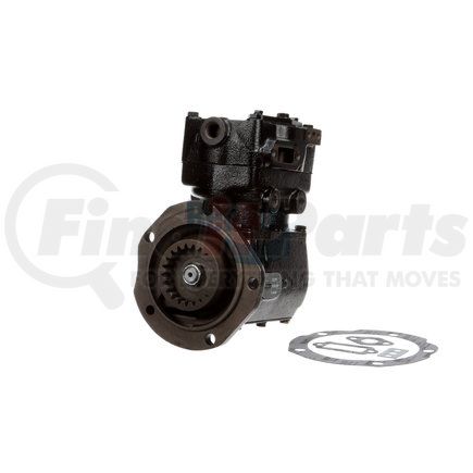 EL13100X by BENDIX - Midland Air Brake Compressor - Remanufactured, 4-Hole Flange Mount, Gear Driven, Water Cooling