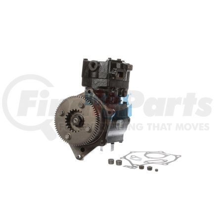 EL16312X by BENDIX - Midland Air Brake Compressor - Remanufactured, 6-Hole Flange Mount, Gear Driven, Water Cooling