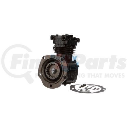 KN7080X by BENDIX - Midland Air Brake Compressor - Remanufactured, 4-Hole Flange Mount, Gear Driven, Air/Water Cooling