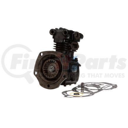 KN7070X by BENDIX - Midland Air Brake Compressor - Remanufactured, 4-Hole Flange Mount, Gear Driven, Air/Water Cooling