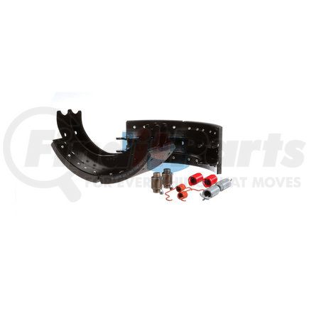 K098124 by BENDIX - Drum Brake Shoe and Lining Kit