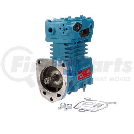 109603 by BENDIX - Tu-Flo® 550 Air Brake Compressor - Remanufactured, Flange Mount, Engine Driven, Water Cooling, For Caterpillar, Mack Applications