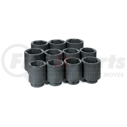 Grey Pneumatic 9011MD 11PC 1" DR DEEP MET SOCKET SET