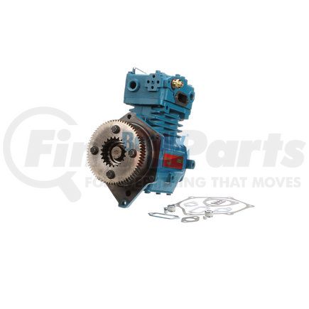 K053744 by BENDIX - Tu-Flo® 750 Air Brake Compressor - Remanufactured, Engine Driven, Water Cooling