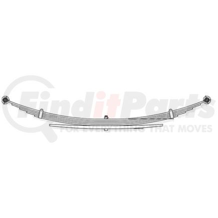 43-1503HD by DAYTON PARTS - Leaf Spring - Rear, 5 Leaves, 1750 lbs. Capacity, 25-3/4" Length A, 31" Length B