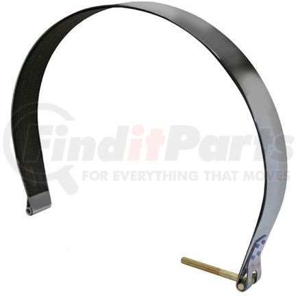 M203124P by AUTOMANN - Fuel Tank Strap - Polished, for Peterbilt Trucks