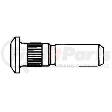 W1246 by GUNITE - M22x1.5 x 3.70 - Wheel Bolt (Gunite)