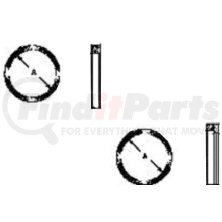 W1294 by GUNITE - Type II Exciter Ring for SAE "R" axle (Gunite)