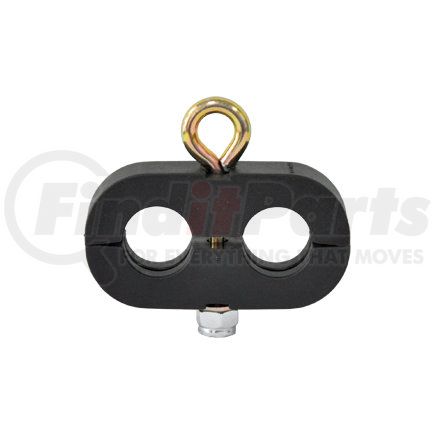 94-00112 by TECTRAN - Air Brake Air Line Clamp - Beefy Style, 3 Hole, with Strap Holes, for 3 Air Lines