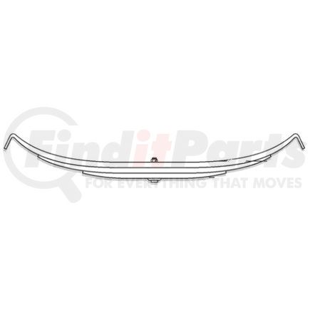 TRA-3614 by DAYTON PARTS - Leaf Spring