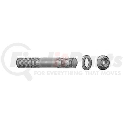 334-151 by DAYTON PARTS - Axle Torque Rod End Stud - Assembly, 7/8" x 4-1/2"