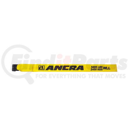 43795-10-60 by ANCRA - Winch Strap - 4 in. x 720 in., Polyester, with Flat Hook