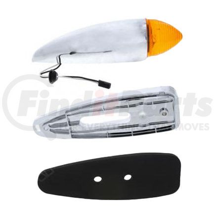 8413-26360Y by MACK - Marker                     Light - Chrome, Torpedo-Style
