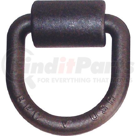 49897-10 by ANCRA - Tie Down D-Ring - 5/8 in., Forged Steel, with Weld-On Clip, Heavy-Duty