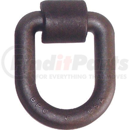 49899-10 by ANCRA - Tie Down D-Ring - 1 in., Forged Steel, with Weld-On Clip, Heavy-Duty