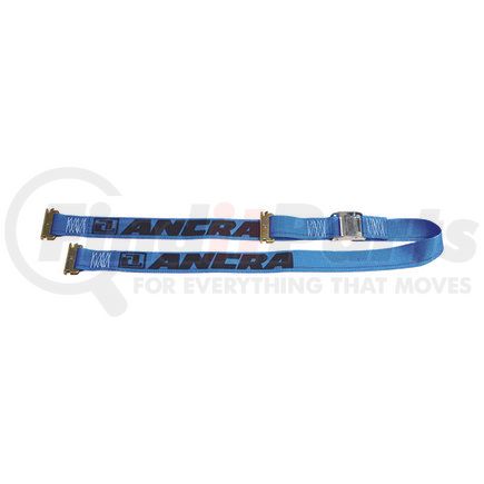 49025-22 by ANCRA - Cambuckle Tie Down Strap - 240 in., Blue, For 833 lbs. Working Load Limit, With E-Fitting, Electronic Strap