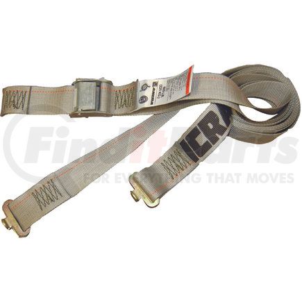 40602-21 by ANCRA - Cam Buckle Strap Assembly, Series F, 16 ft., Gray