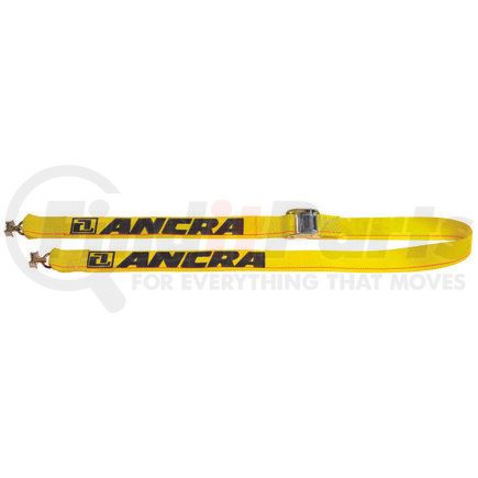 40602-100 by ANCRA - Cambuckle Tie Down Strap - 24 in., Yellow, With Single Stud Fitting