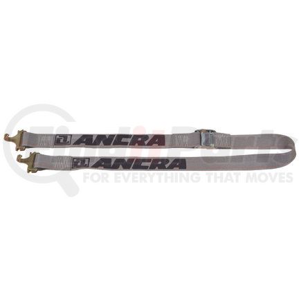 48253-22 by ANCRA - 2x12 Cam Buckle Strap with F fitting and E fitting - Yellow