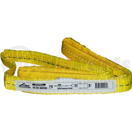 20-EE1-9801X3 by ANCRA - Lifting Sling - 1 in. x 36 in., 1-Ply, Polyester, Flat Loop Eye-To-Eye