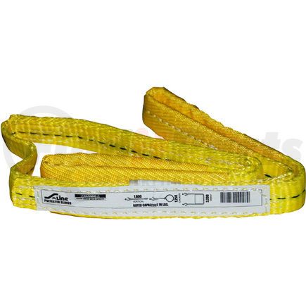 20-EE1-9801X6 by ANCRA - Lifting Sling - 1 in. x 72in., 1-Ply, Polyester, Flat Loop Eye-To-Eye
