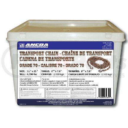 45881-10-25-SP by ANCRA - Hook Chain - Grade 70, 5/16 in. x 300 in., with Clevis Hooks